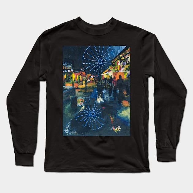 Fair Night Long Sleeve T-Shirt by ncprocter